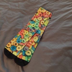 Socks, fruit cereal design